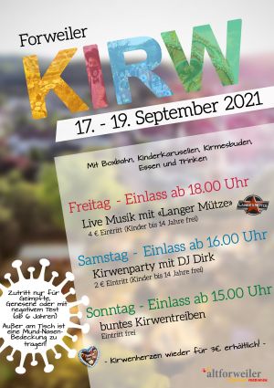 Forweiler Kirw - Kirwenparty mit DJ Dirk