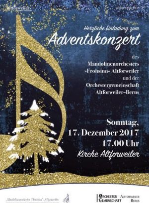 Adventskonzert Mandolinenorchester & Orchestergemeinschaft MV Altforweiler / MV Berus