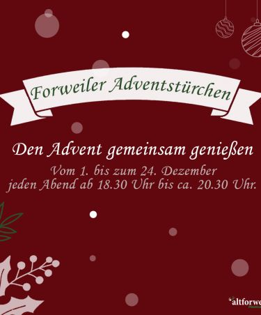 Forweiler Adventstürchen